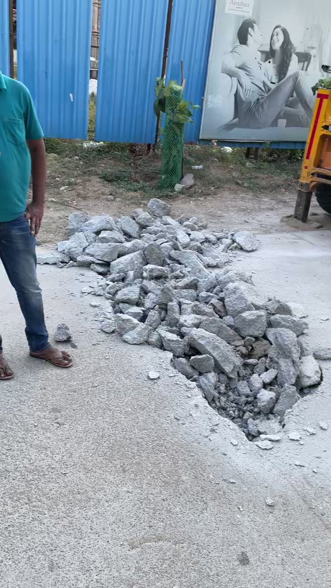 Mana ️Manikonda 🇮🇳 on Twitter "Alkapur Rd 13 was cut today