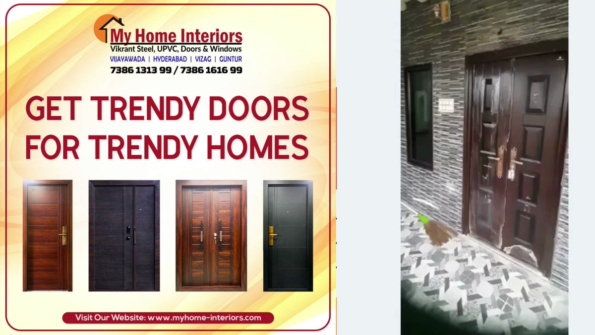 Vikrant Steel Metal Doors In Vijayawada (@interiors_my) / Twitter