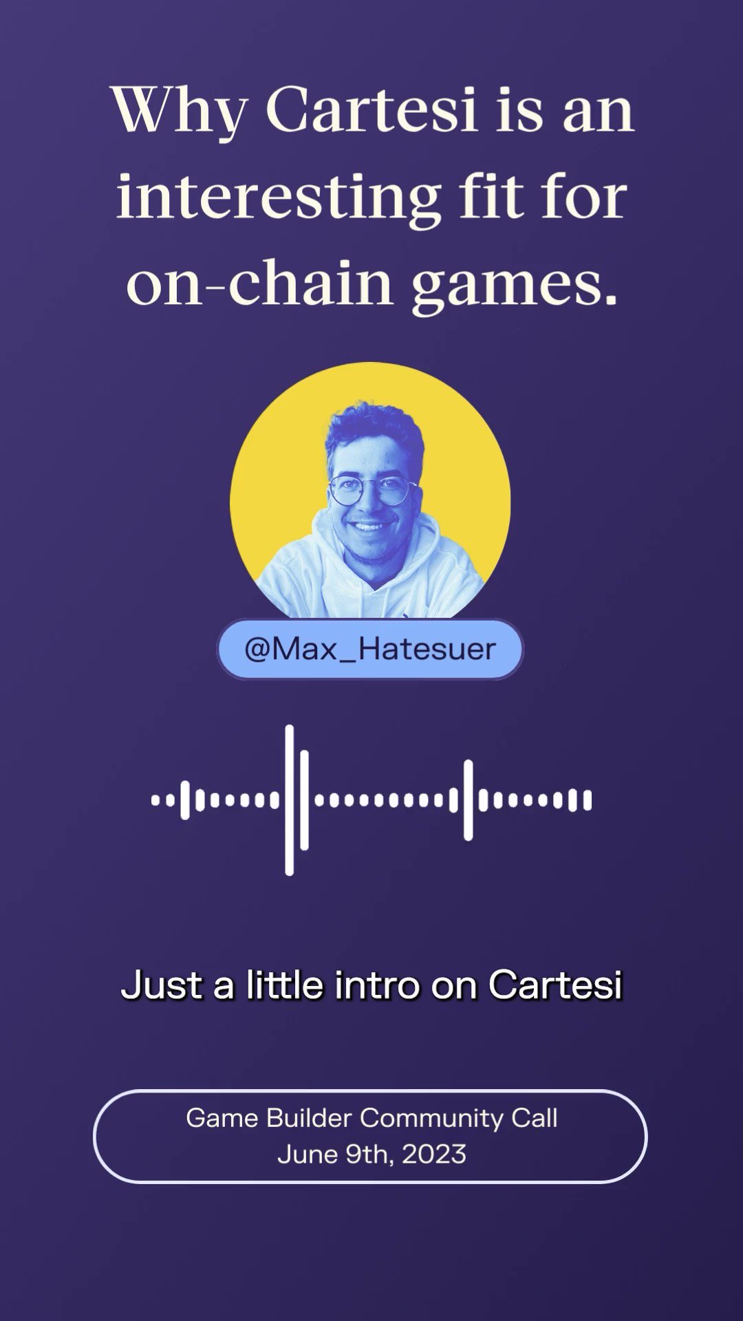 Cartesi on Twitter "Cartesi + onchain games? Make it make sense 🤔 Lucky for us Max_Hatesuer