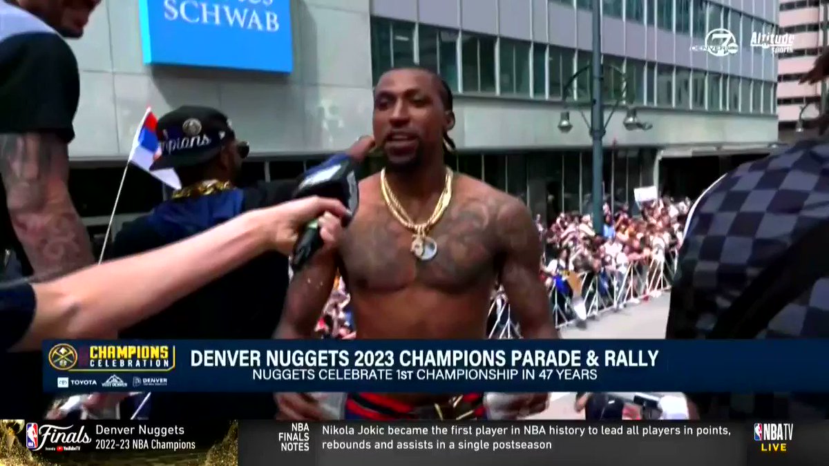 ClutchPoints on Twitter: "Kentavious Caldwell-Pope is wildin' at the