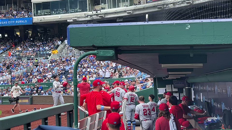 Erica Weston on Twitter "Mike Trout homered as Ohtani was taking off