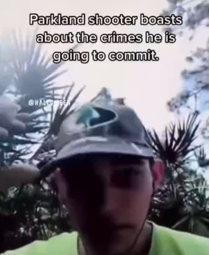 Disturbing video of Parkland school shooter Nikolas Cruz talking about his sinister plan. Cruz killed 17 people at Marjory Stoneman Douglas High School on February 14, 2018. https://t.co/4RIleTuPPG