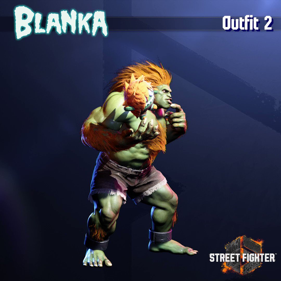 Street Fighter Blanka Statues Combo