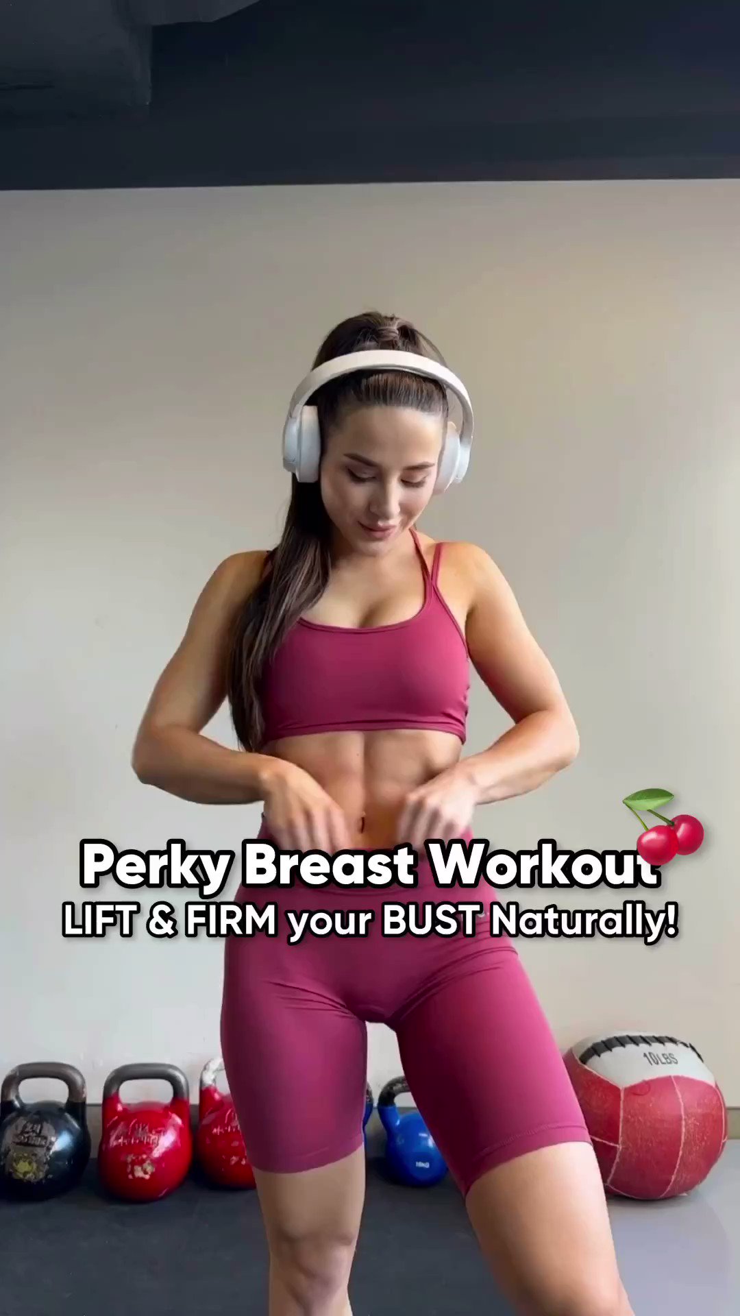 NATURALLY LIFT YOUR BOOBS WITH THESE 3 EXERCISES // HOME CHEST WORKOUT FOR  PERKY BREASTS 