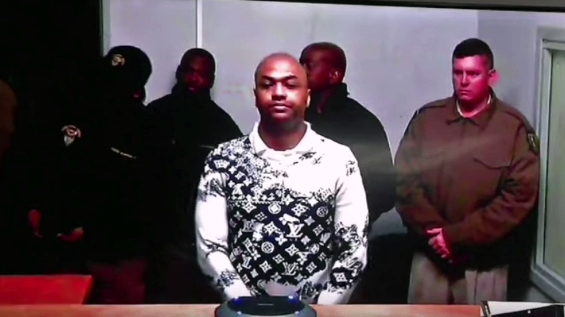 Thabo Bester appears virtually in 'R30k Louis Vuitton sweater