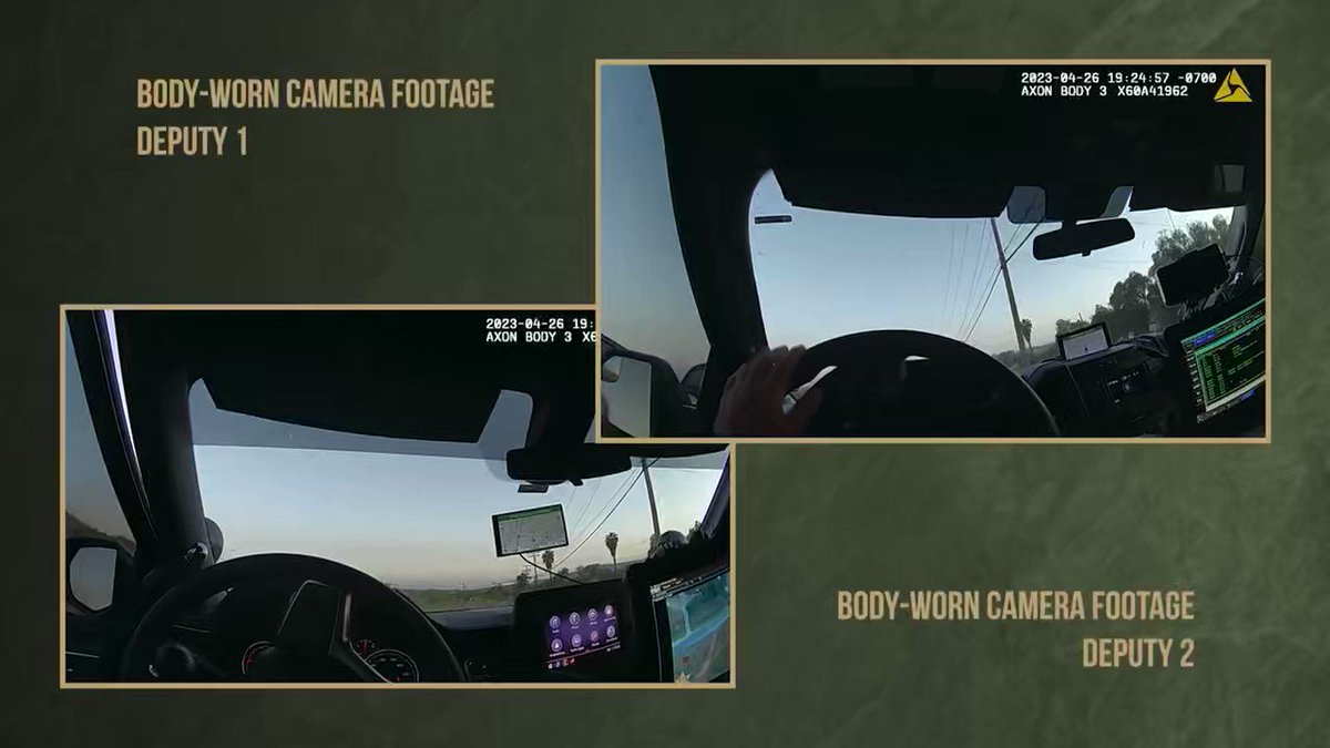 #Meadowbrook #CA
*potentially disturbing*
The Riverside County Sheriff’s Office have released body cam and helicopter video from a fatal deputy-involved shooting on April 26th involving an suspect wanted for rape & torture who was armed with a handgun.
/BWC https://t.co/J8HLFPF11T