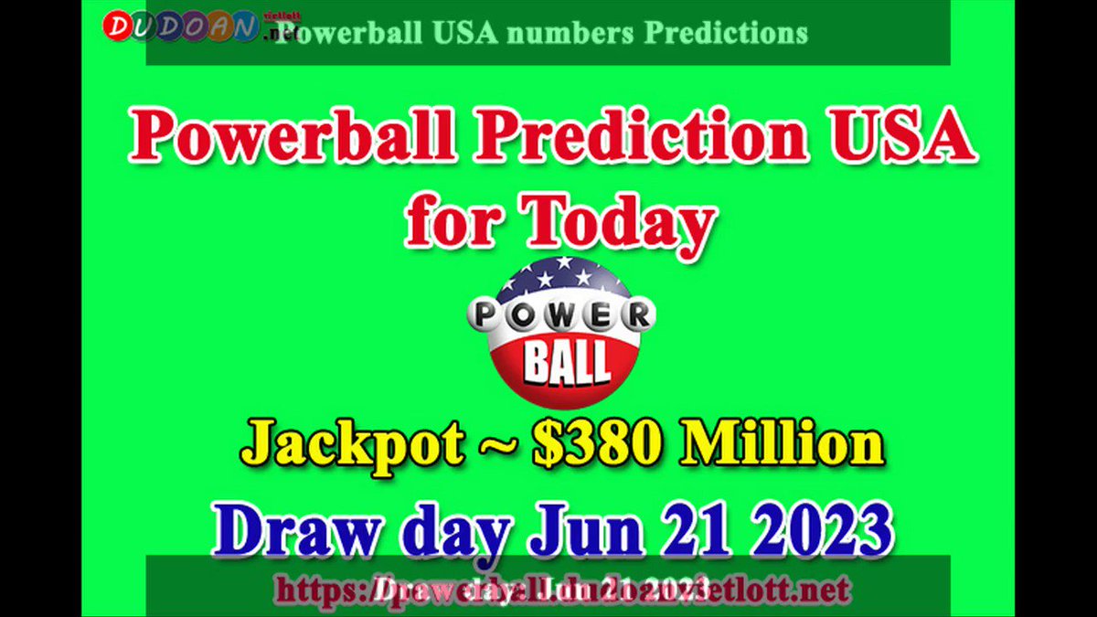 How to get Powerball USA numbers predictions on Wednesday 21-06-2023? Jackpot ~ $380 million -> https://t.co/RkUJAuMQtP https://t.co/R7P68GlRvp
