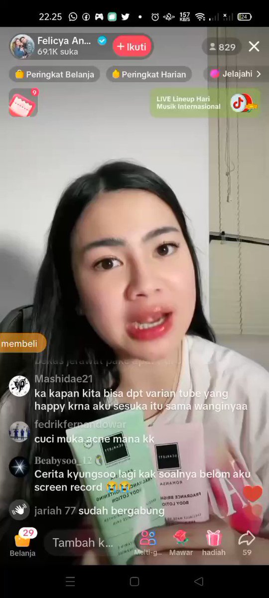 OH SEHUN INDONESIA on Twitter "Hallo semua! Admin mau bawain jawaban dari owner brand Scarlett