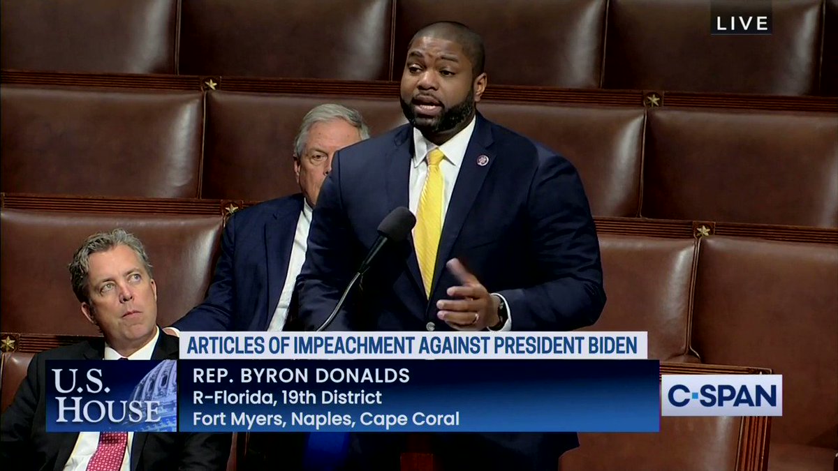 Congressman Byron Donalds on Twitter "This impeachment resolution