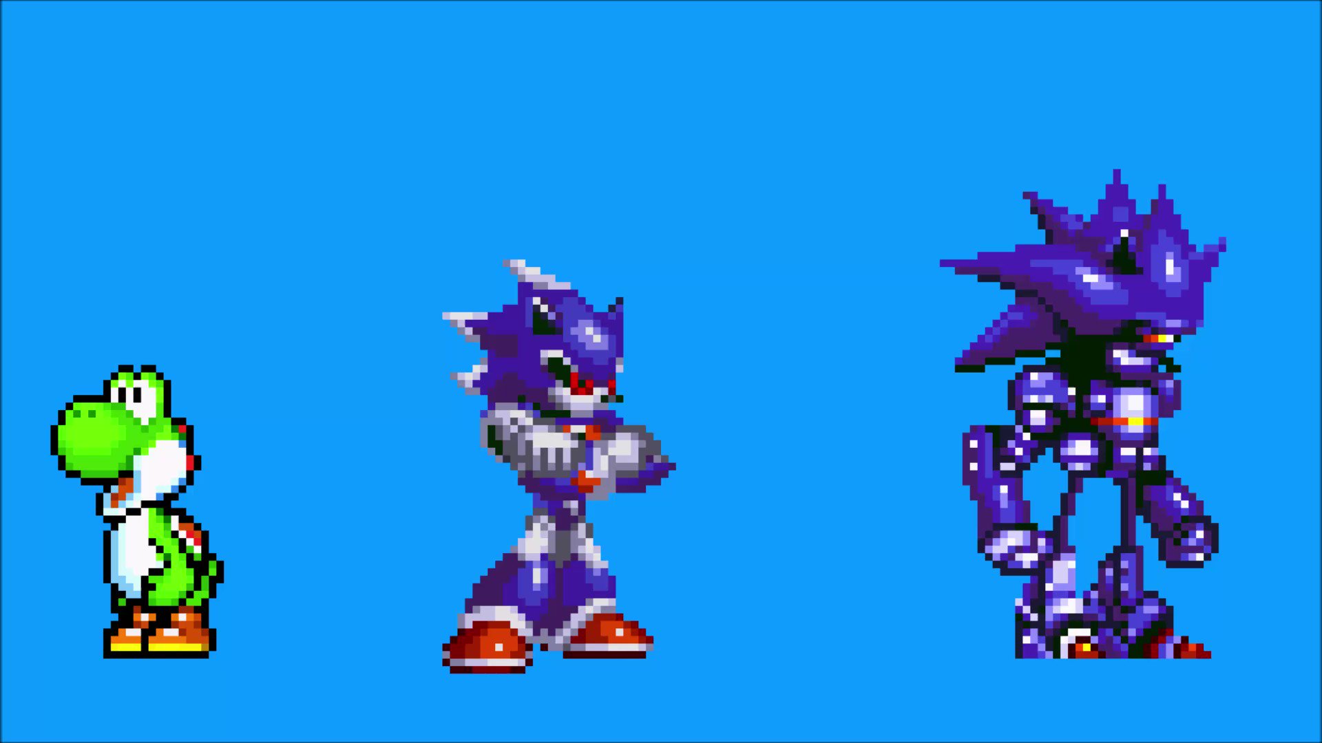 Metal sonic 3 0 pixel art