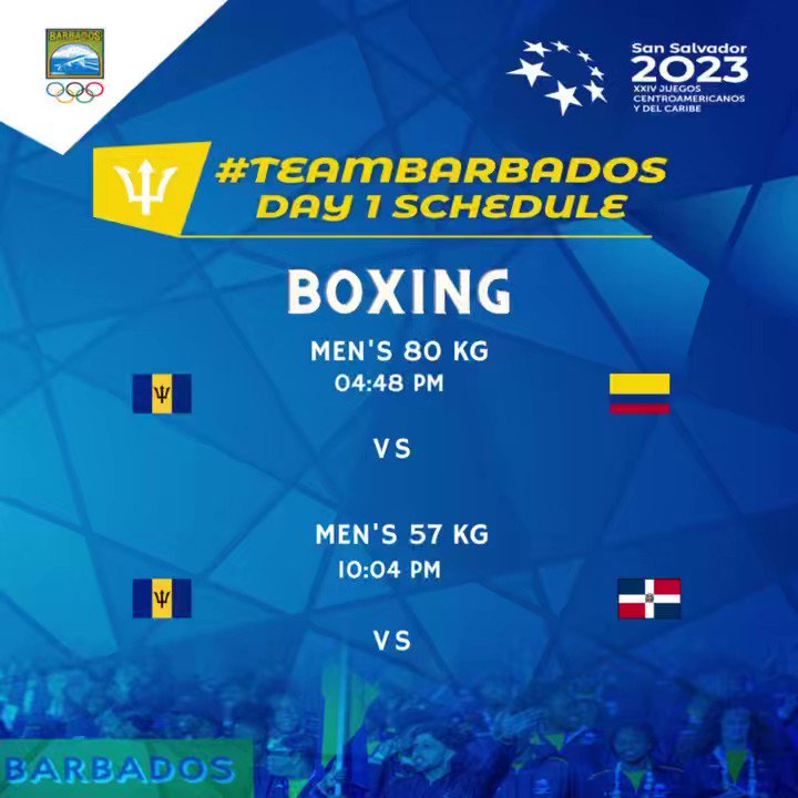 Barbados Olympic Association on Twitter: "📣The CAC Games San Salvador