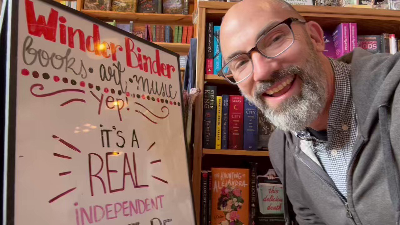 Clay McLeod Chapman on Twitter "Greetings from Winder Binder Books in