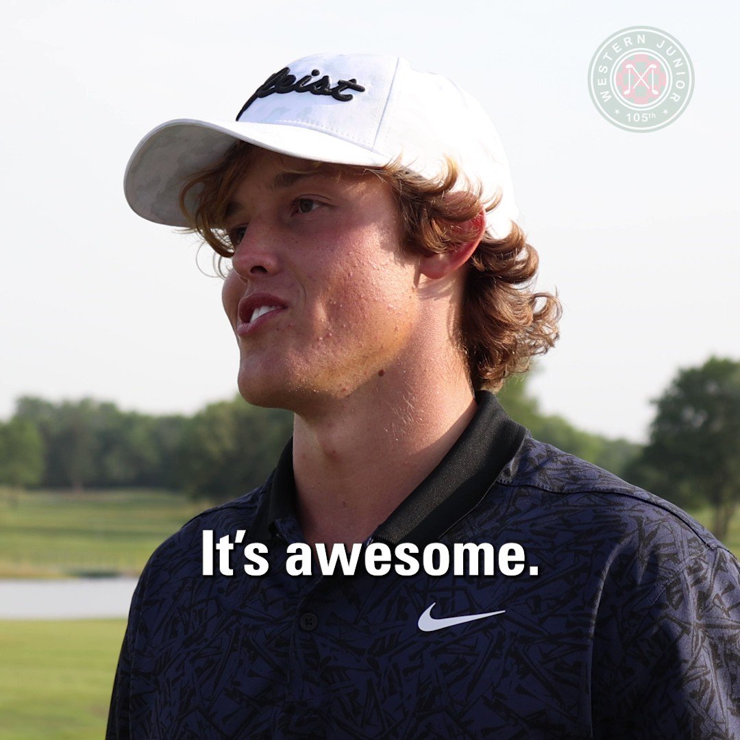 RT @WGAChamps: #TFW you join Jim Furyk, Rickie Fowler and Collin Morikawa as a #WesternJunior Champion. https://t.co/ZgDja4q0Df