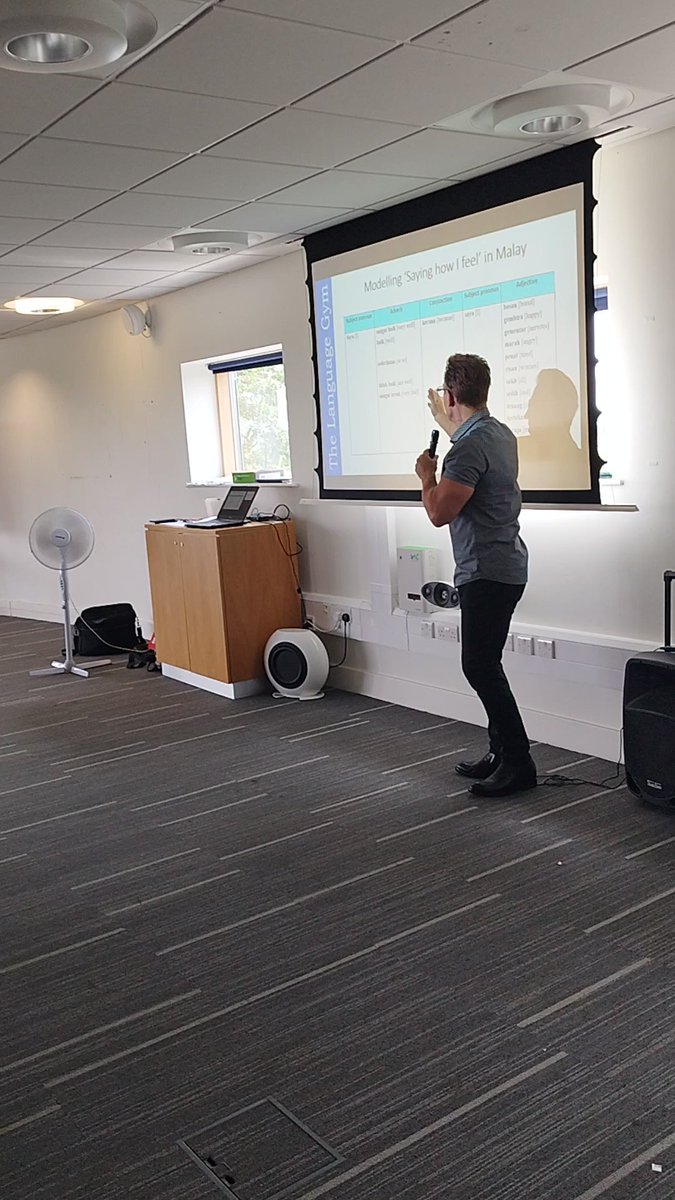 Miss W on Twitter "Gianfranco modelling using a sentence builder to