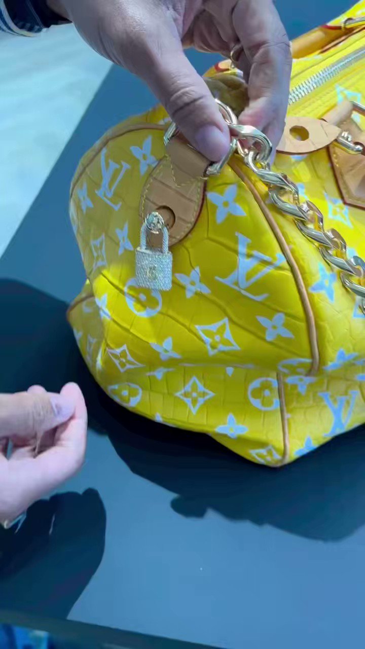 garçon on X: Pharrell explaining the “Millionaire” Louis Vuitton duffel bag  ✨  / X