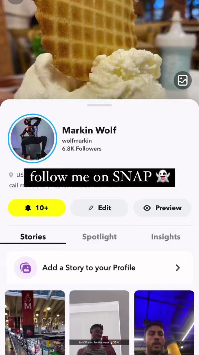 Markin Wolf on Twitter "I’m waiting for you in my snap too 👻"