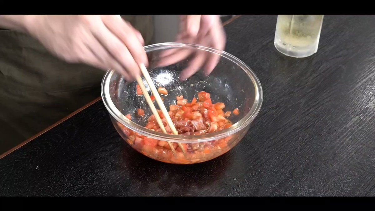 10代から作り続けている。誰に出しても絶賛される「スペシャルな冷製パスタ」