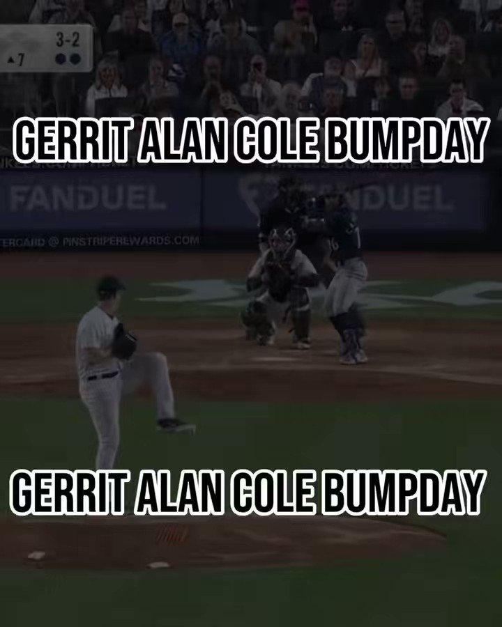 EVERYONE WAKE TF UP! ITS GERRIT MF COLE BUMPDAYYY!!! Give Gerrit 3-4 runs of run support and let’s win a series against the best offense in baseball!
Gerrit Cole this afternoon:
6.1IP 3R (2ER) 6K 1BB 2HR 101P https://t.co/Kdu0IcYCQt