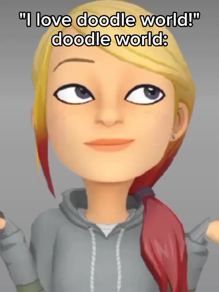 Cebby on Twitter "That tiktok trend but doodle world (I don't have an