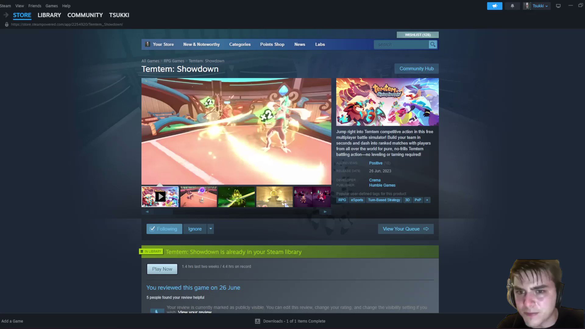 Temtem: Showdown on Steam