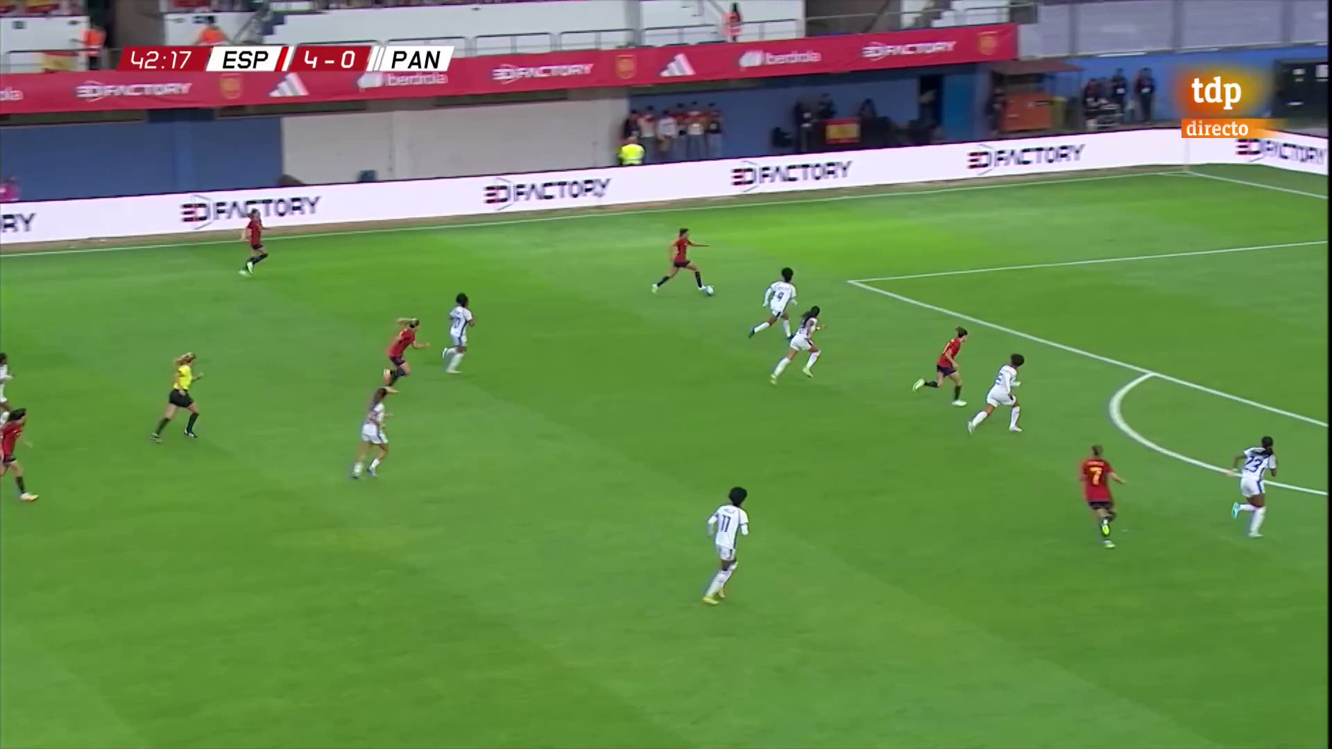 𝐄𝐕𝐀 𝐍𝐀𝐕𝐀𝐑𝐑𝐎 𝐇𝐀𝐂𝐄 𝐄𝐋 𝐐𝐔𝐈𝐍𝐓𝐎

España 5️⃣ - Panamá 0️⃣

📺En directo por @teledeporte y @rtveplay
