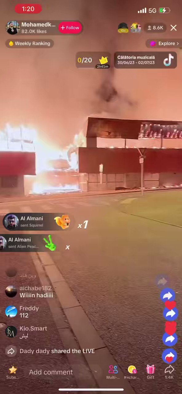 pragiya on Twitter "Rioters set the JeanMacé media library in Metz