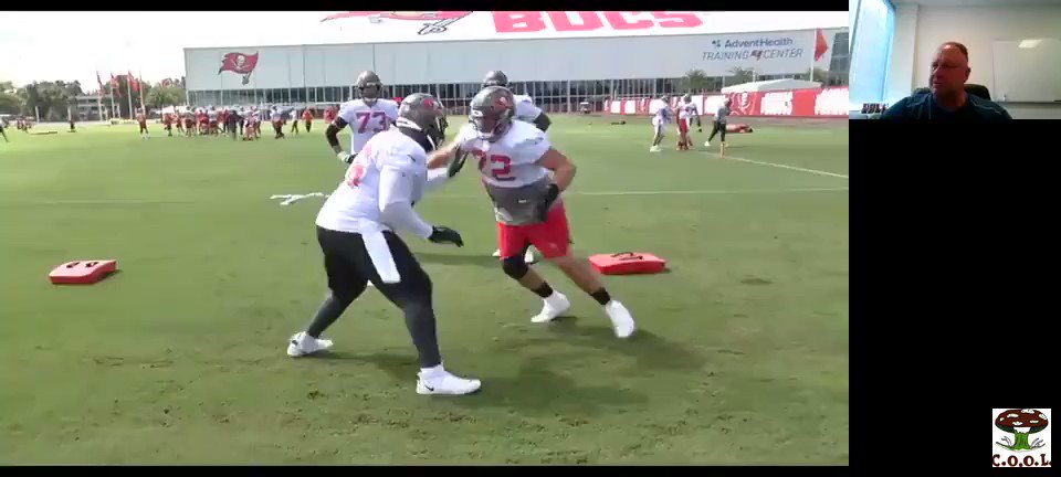 RT @JamesALight: Tampa Bay Buccaneers OL Coach Joe Gilbert's 