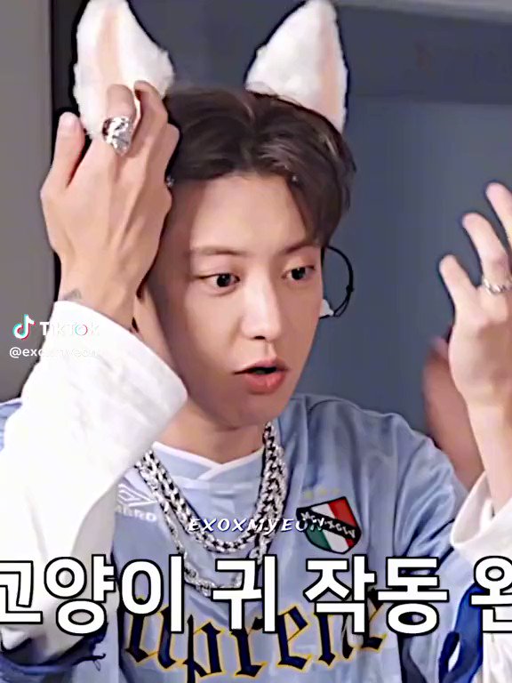 😾 on Twitter "the ear twitching like crazy the moment kyungsoo touches