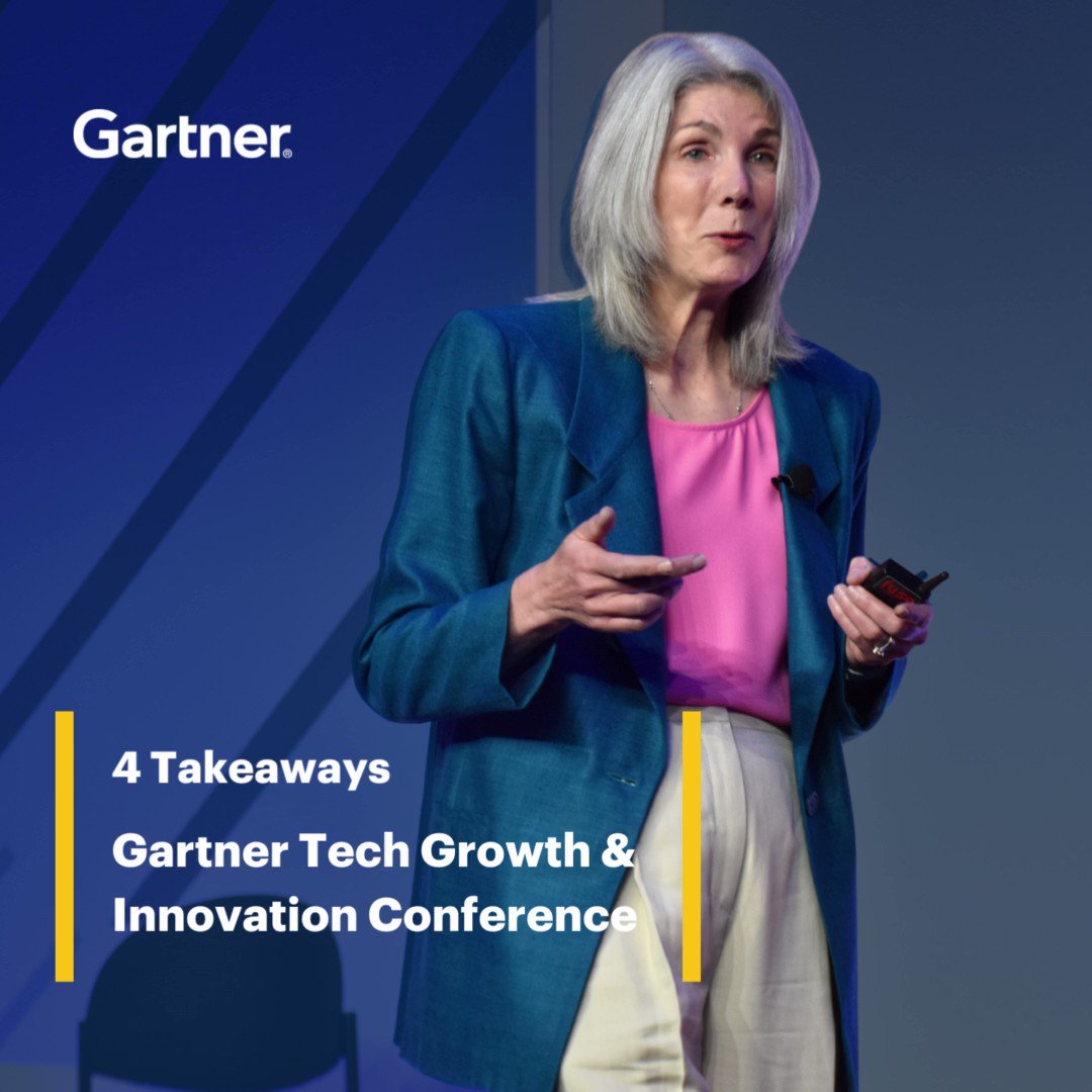 Gartner on Twitter "Walk away with 4 takeaways from Gartner Tech