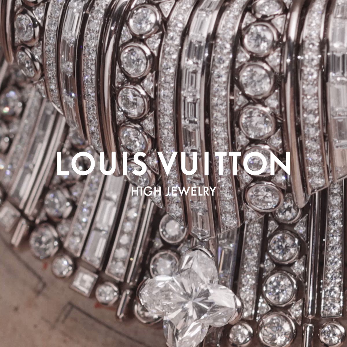 Louis Vuitton on X: A daring display of 200 custom-cut diamonds