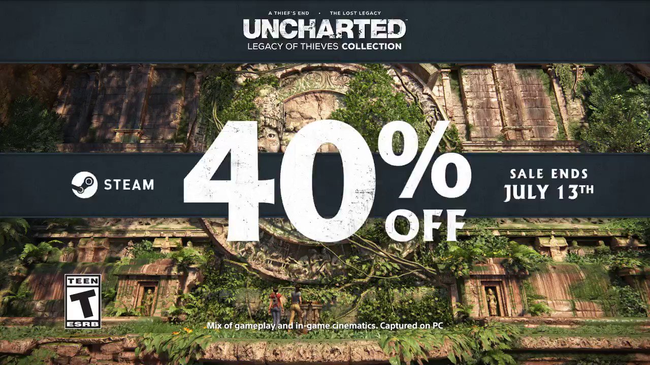 Uncharted: Legacy of Thieves Collection chega no PC via Steam em outubro