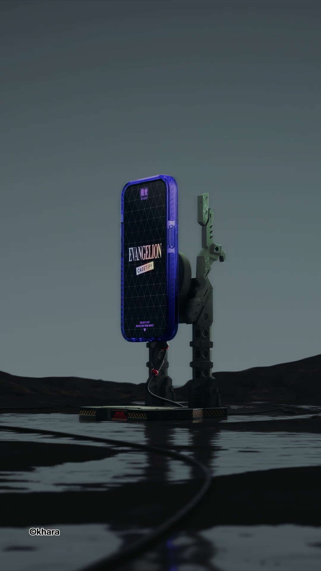 エヴァンゲリオン チャージングドック CASETiFY （イベント