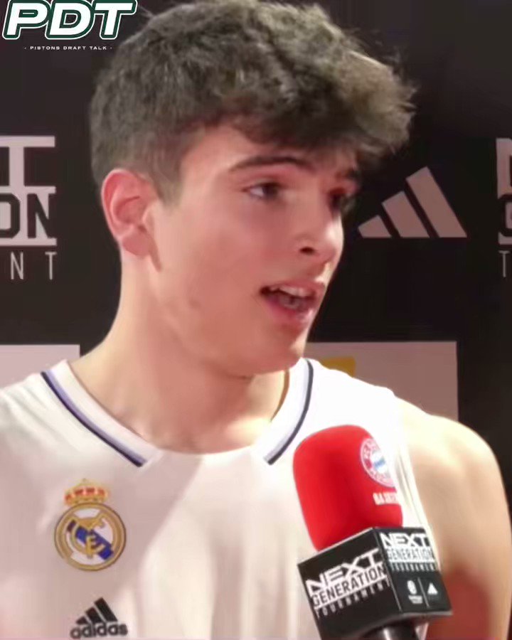 Pistons Draft Talk on Twitter "Hugo González is one of best talents in