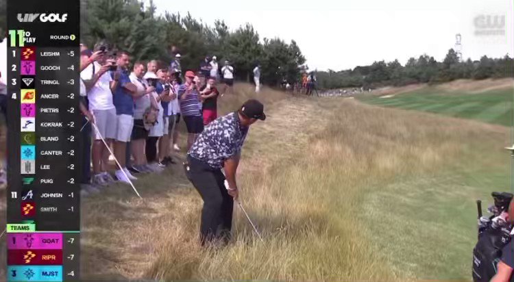 RT @PGATUOR: Similar to the Saudis, Patrick Reed almost took off an innocent fan’s head with this shot 

 https://t.co/bJc2tN5yR6