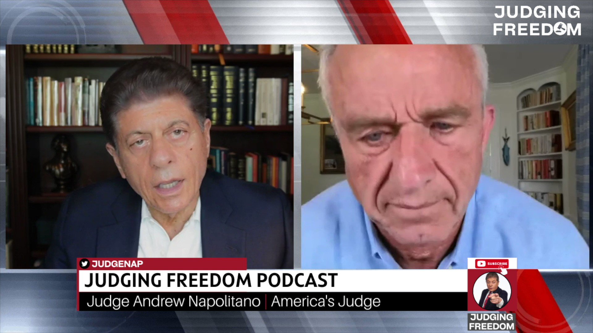 Judge Napolitano on Twitter "Thank you RobertKennedyJr for taking the