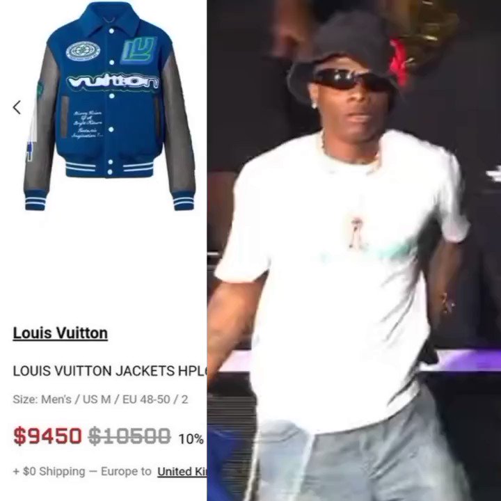 Wizkid Media on X: Moments When Wizkid Threw The Louis Vuitton Jacket At  Rolling Loud Crowd Cost $10,500 Now On 10% Off Big Wiz Best In Doing It  🔥❤️🦅  / X
