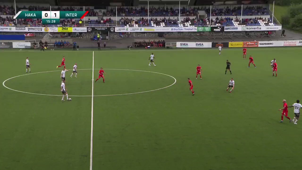 MAALI ⚽️

FC Haka tulee tasoihin!
Janne-Pekka Laineen kauden viides maalisyöttö ja Stavros Zarokostasin kauden avausmaali ⚽️

FC Haka-FC Inter nyt 1–1

#veikkausliiga #HAKAINT”
