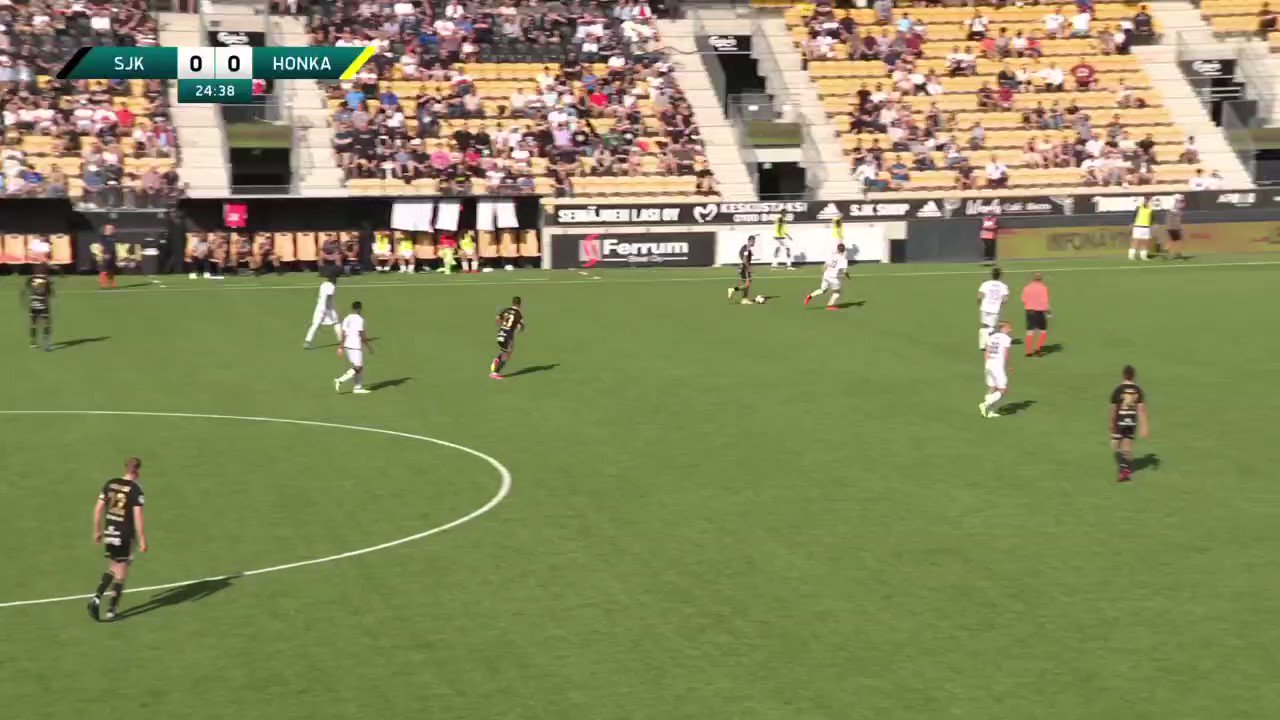MAALI ⚽️

Ruudun studio-ottelussa SJK-FC Honka on nähty avausmaali!

Jeremiah Streng iskee⚡️
Kauden viides täysosuma 🎯

#veikkausliiga #SJKHON”