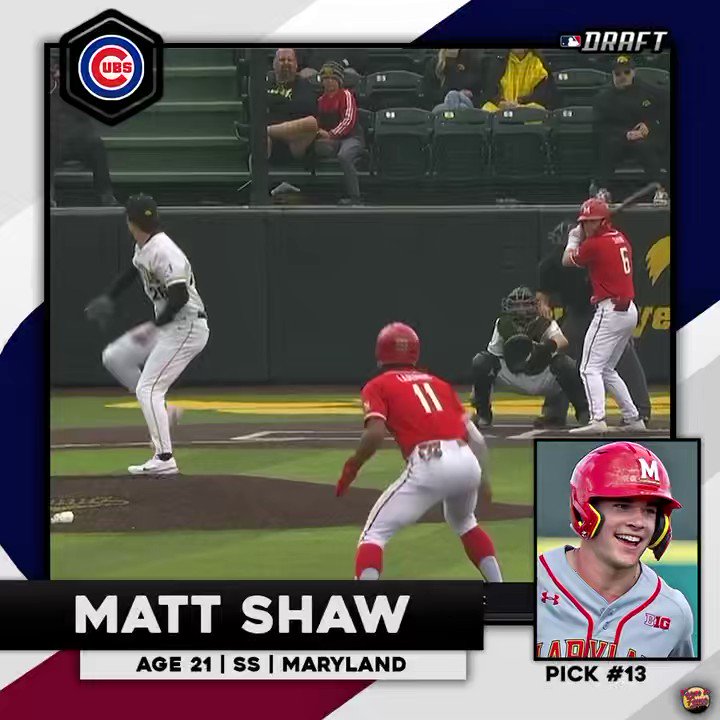 Farm To Fame on Twitter "Cubs select Matt Shaw with the 13th pick in