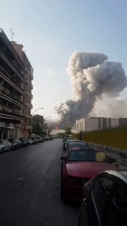 RT @WeirdTerrify: Beirut explosion 2020 https://t.co/bHxdsSGtLT