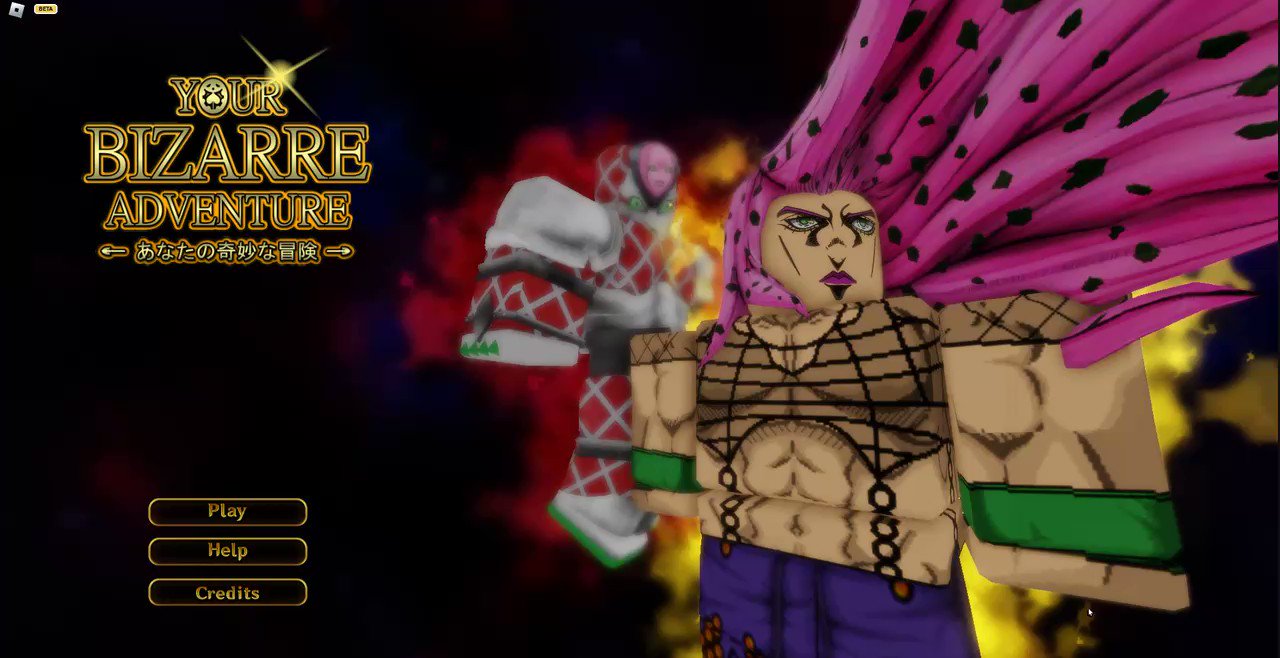 A regular conversation in the official Your Bizarre Adventure