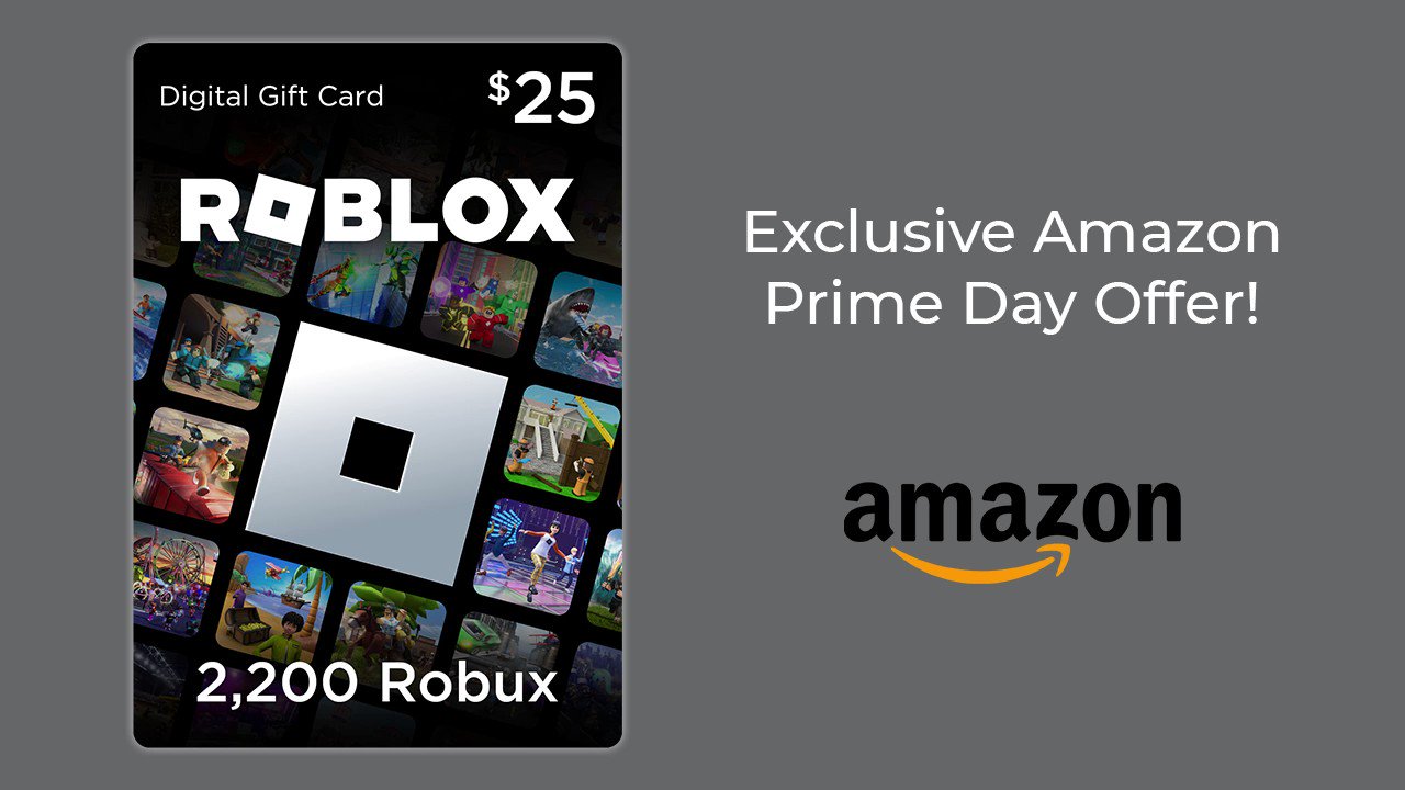 Video Games on X: Prime Day! Score 15% off select @Roblox digital gift codes on , now thru July 12 💥📷 / X