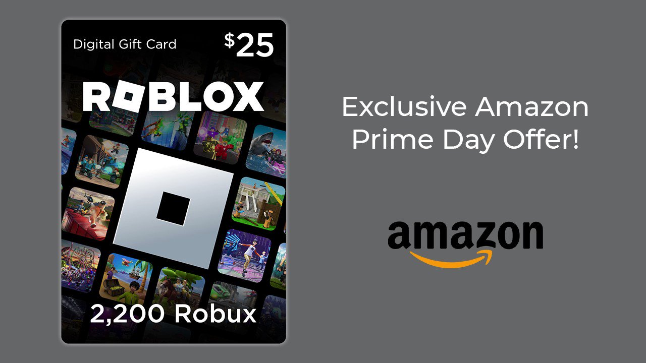 Video Games on X: Prime Day! Score 15% off select @Roblox digital  gift codes on , now thru July 12 💥📷    / X