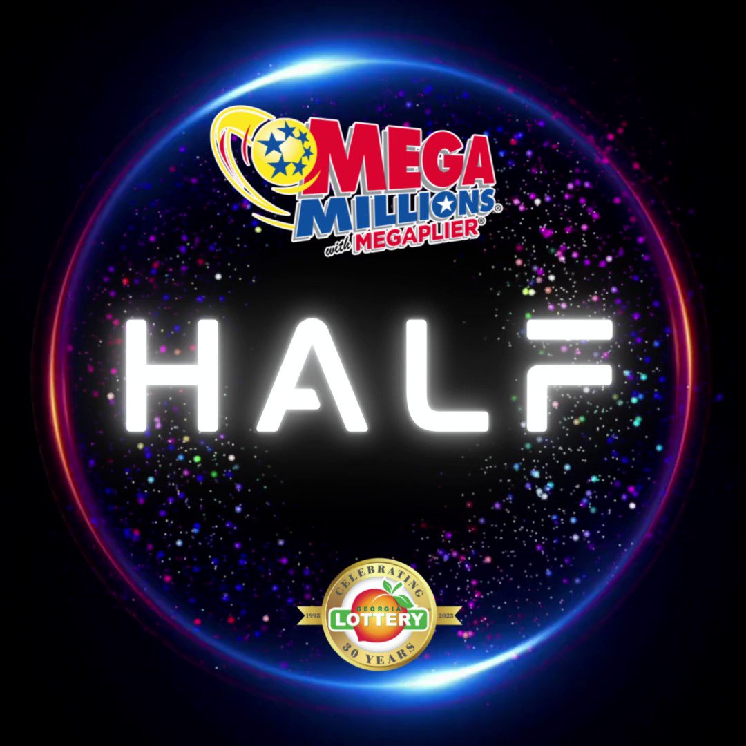 Georgia Lottery On Twitter The MegaMillions Jackpot Is 1 2 Of A 