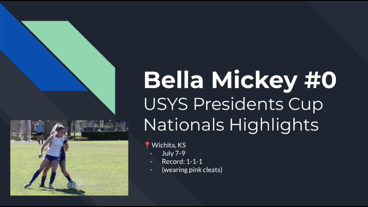 Check out my highlights from Presidents Cup Nationals in Kansas last weekend. I am playing the 6. #Presidentscup #nationals #collegesoccer https://t.co/C3N4j5h84O