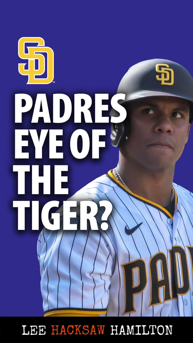 Padres Playoffs? Need Manny Machado, Xander Bogaerts, Fernando Tatis Jr, and Juan Soto to get hot.
#mlb #padres #mannymachado #xanderbogaerts #juansoto #fernandotatisjr #jakecronenworth #haseongkim #trentgrisham #yudarvish #joemusgrove #blakesnell #joshhader #ajpreller #bobmelvin https://t.co/VDAzNIYx9K