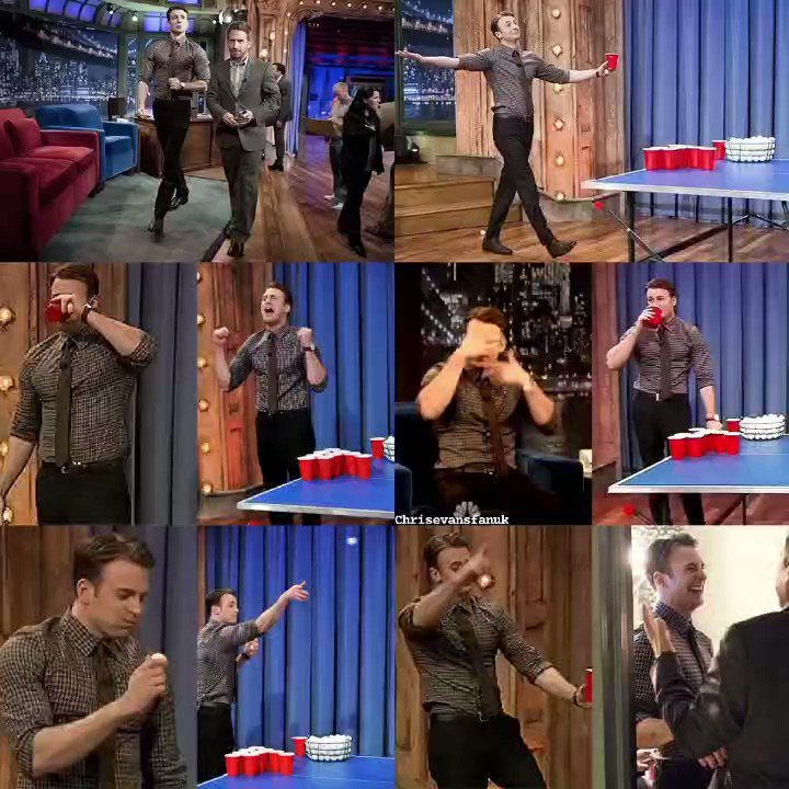 RT @chrisevansfanuk: Chris Evans on Jimmy Fallon 12 July 2011, who wants to play beer pong with Chris https://t.co/ESNtcfceMY