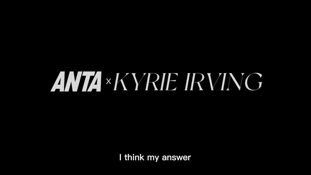 RT @JustFreshKicks: Kyrie Irving x ANTA 

“Bigger than a shoe deal” https://t.co/hhvzM4Ox5l
