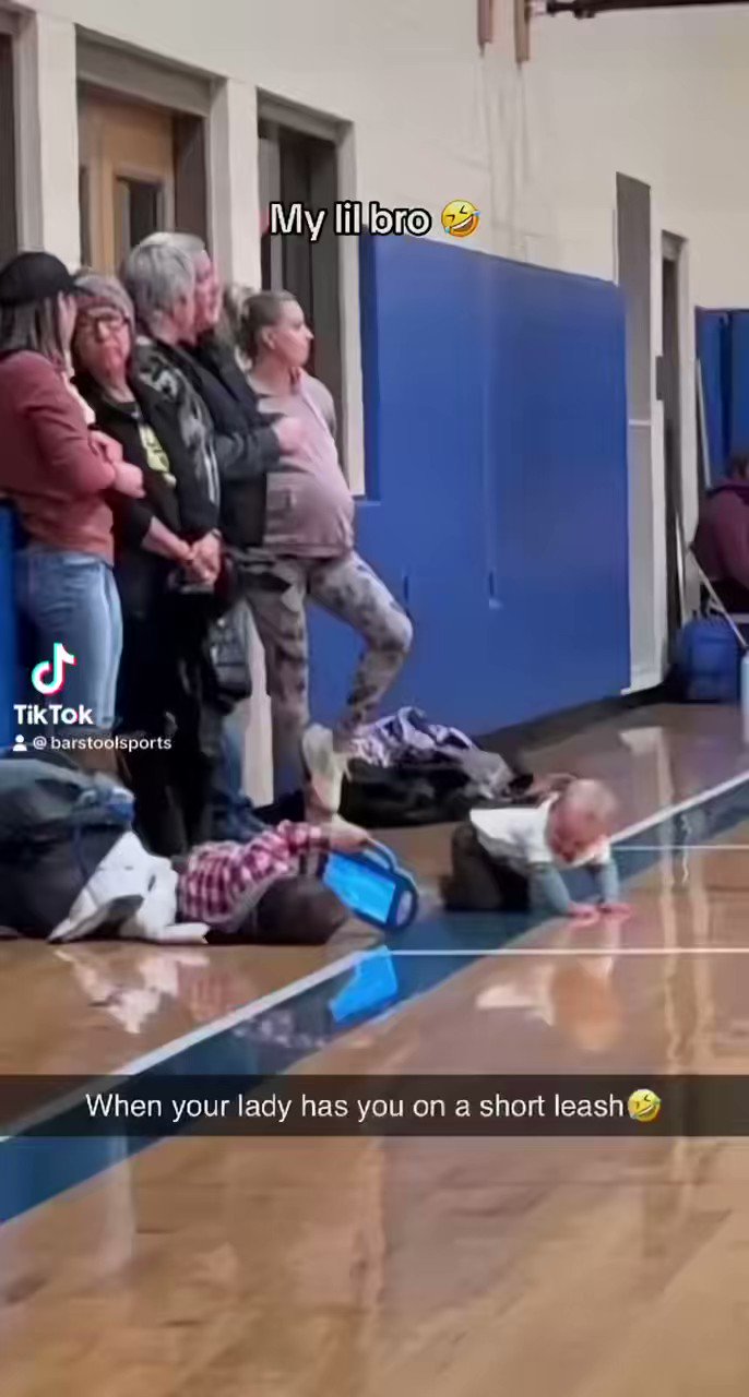 Barstool Sports on Twitter "Little guy wants to hoop and they got him