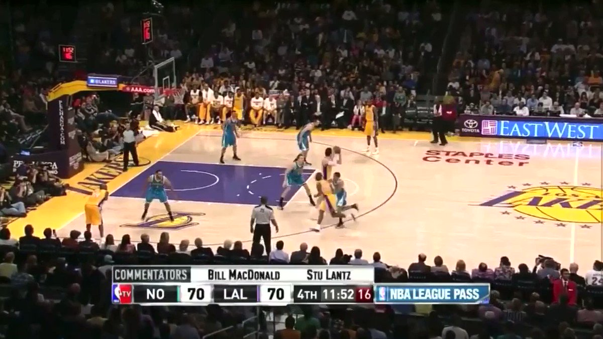 RT @KBsLakeShow24: Kobe Bryant’s 23 Point 4th Quarter to beat the Hornets late 2013 season to get a must win game https://t.co/SAoXdZzCiB